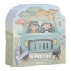 6 puzzels - Safari friends 